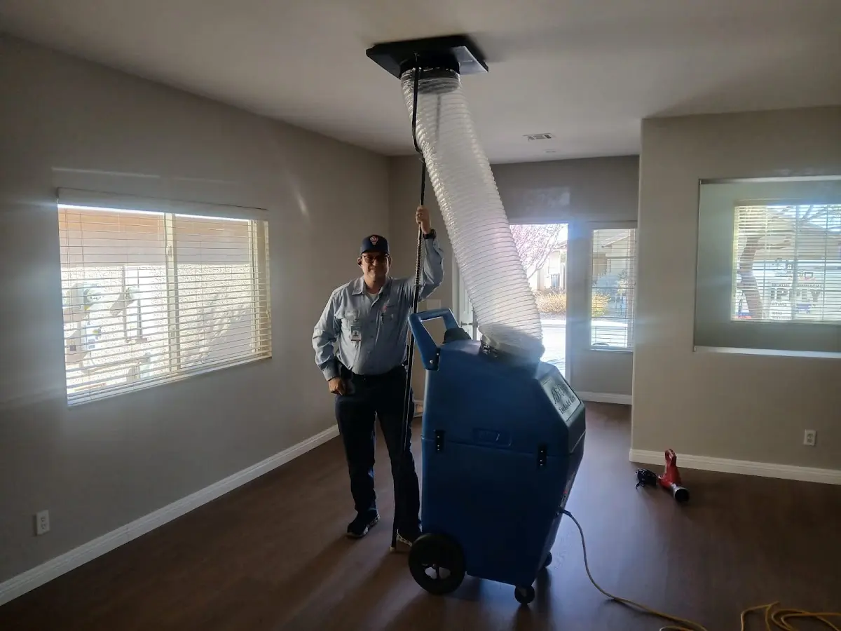 Professional Dryer Vent Cleaning work inside a McLean home